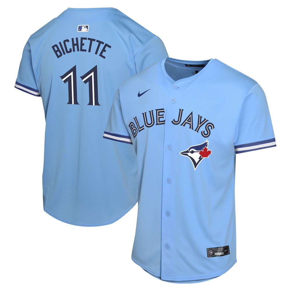 Bo Bichette Toronto Blue Jays Youth Alternate Player Game Jersey | Powder Blue