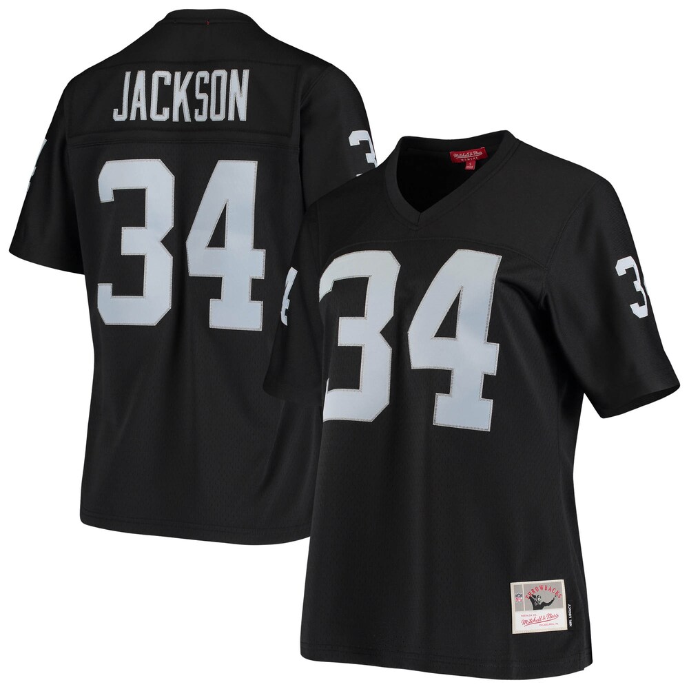 Bo Jackson Las Vegas Raiders Mitchell x Ness Women's 1988 Legacy Replica Jersey | Black