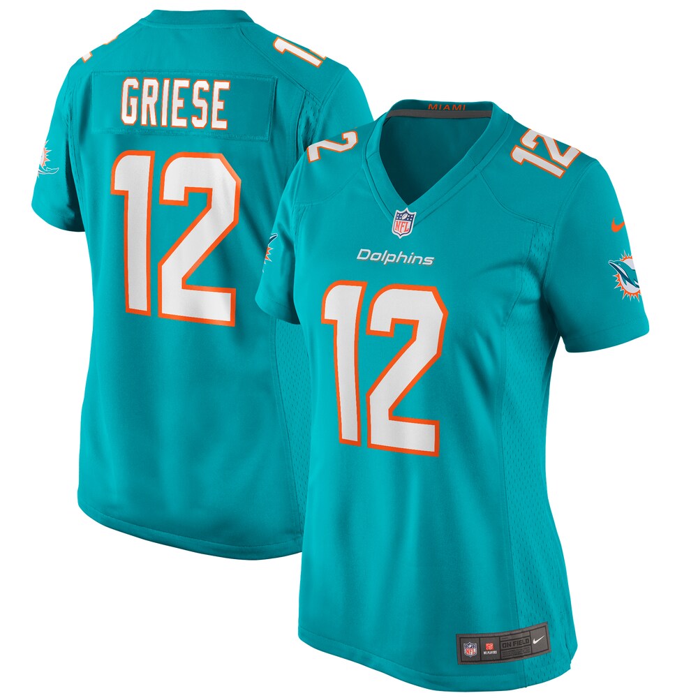 Bob Griese Miami Dolphins Women's Game Retired Player Jersey | Aqua