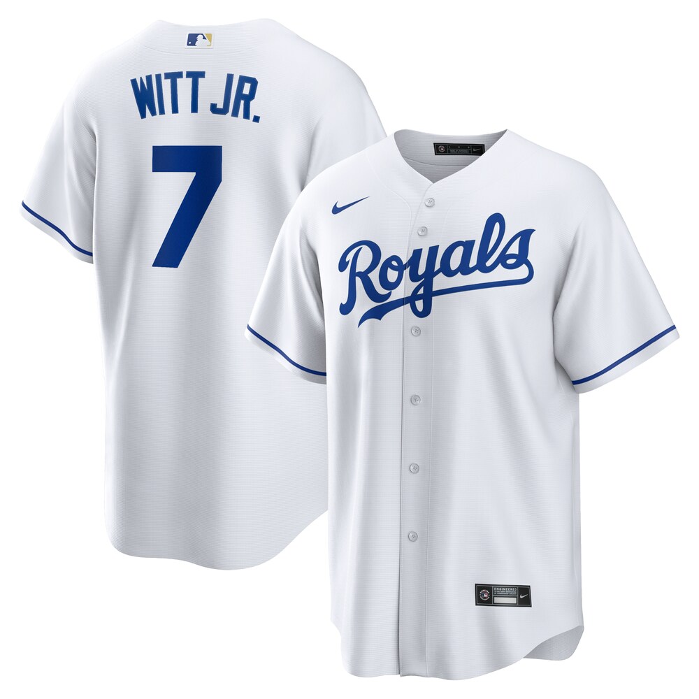 Bobby Witt Jr. Kansas City Royals Home Replica Player Jersey | White