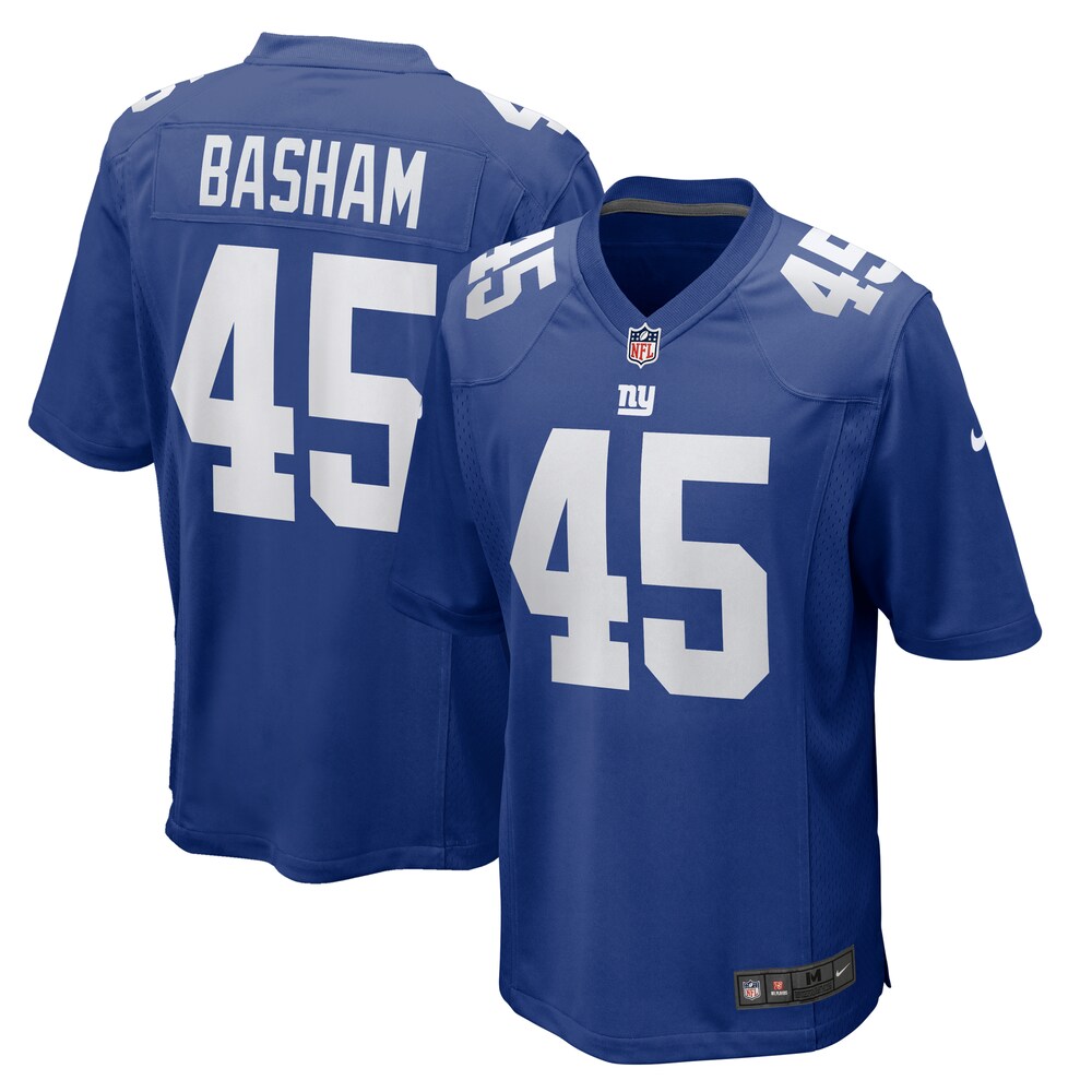 Boogie Basham New York Giants Nike  Game Jersey -  Royal
