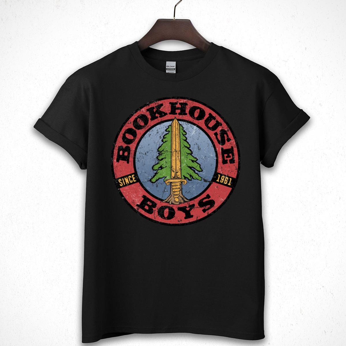 Bookhouse Boys Sword & Tree Logo Vintage Graphic T-Shirt