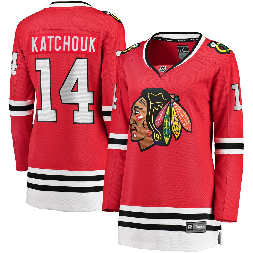 Boris Katchouk Chicago Blackhawks Fanatics Branded Women's Home Breakaway Player Jersey - Red
