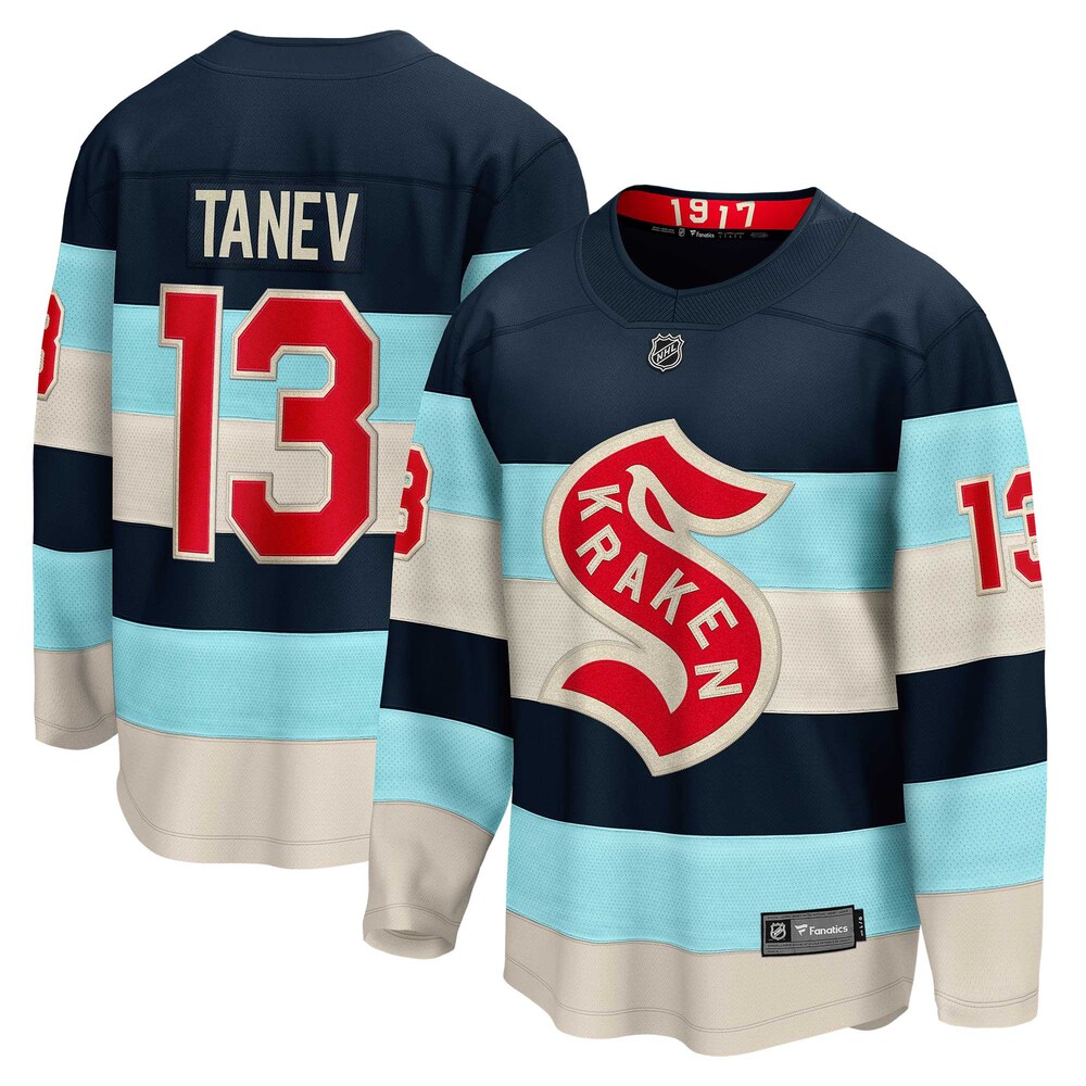 Brandon Tanev Seattle Kraken Fanatics Branded 2024 NHL Winter Classic Breakaway Player Jersey - Deep Sea Blue