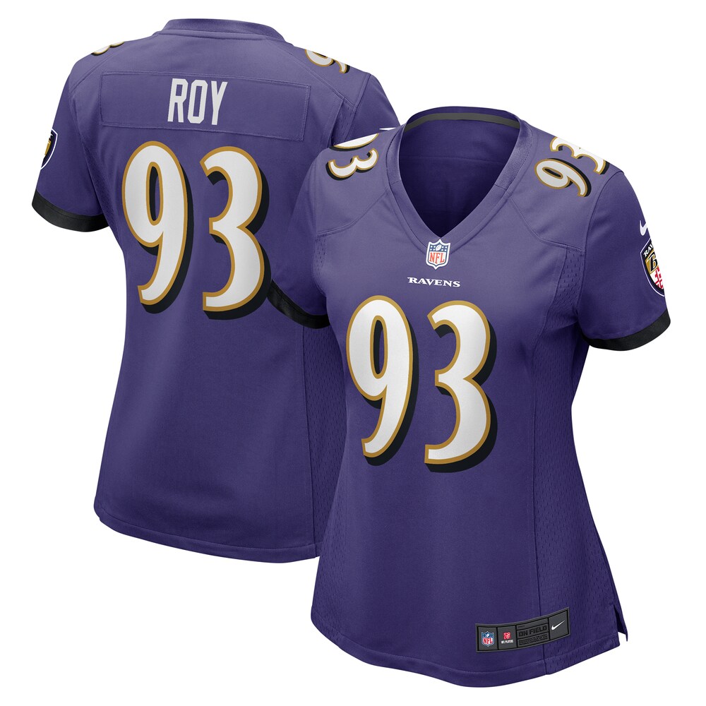 Bravvion Roy Baltimore Ravens Nike Women's  Game Jersey -  Purple