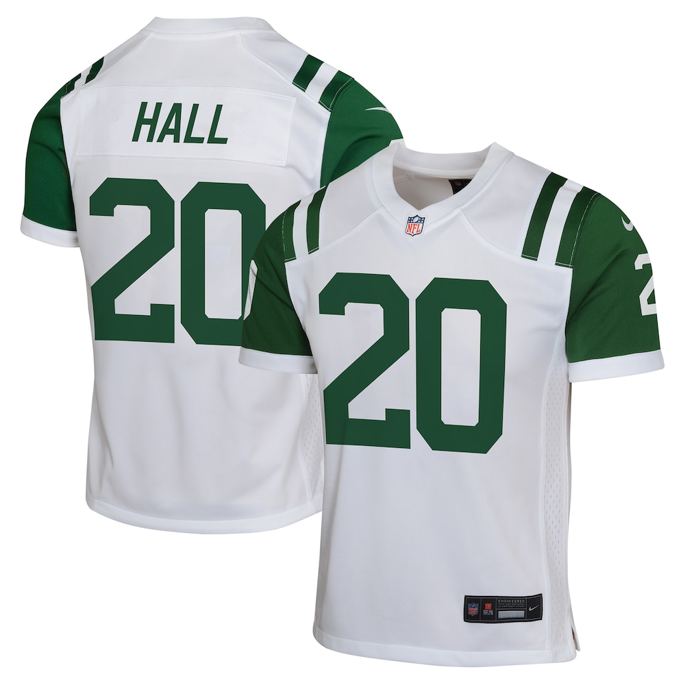 Breece Hall New York Jets Youth Classic Alternate Game Jersey - White