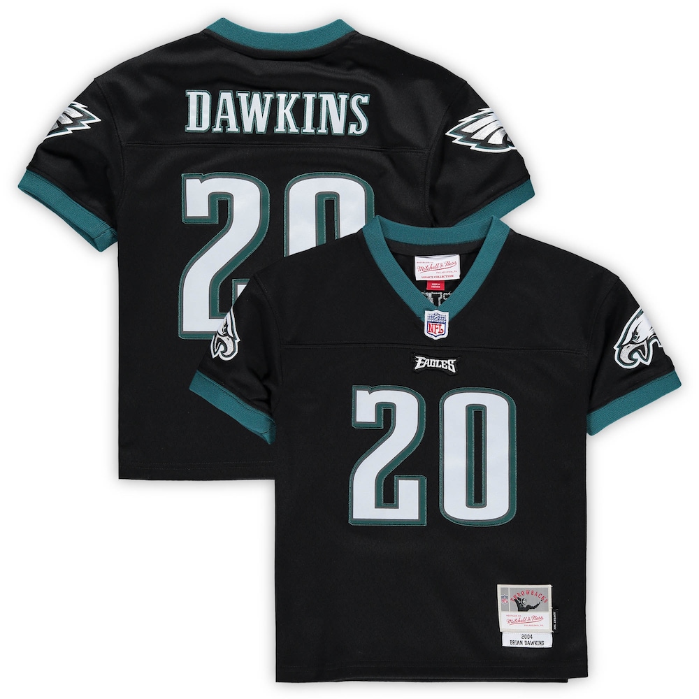 Brian Dawkins Philadelphia Eagles Mitchell & Ness Toddler 2004 Retired Legacy Jersey - Black