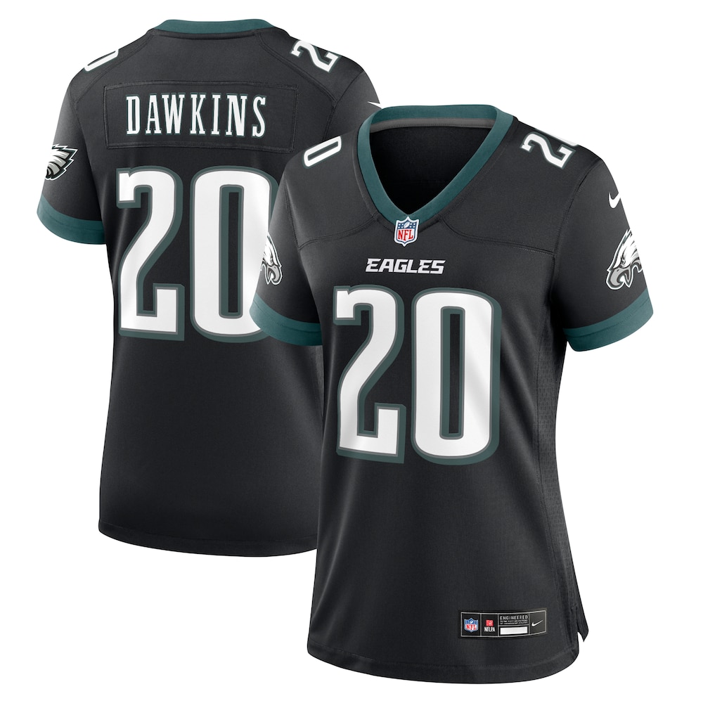 Brian Dawkins Philadelphia Eagles Women's Alternate Game Jersey | Black