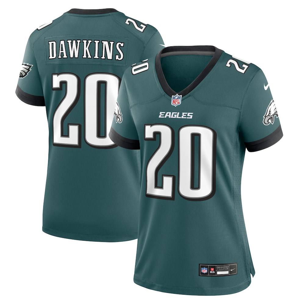 Brian Dawkins Philadelphia Eagles Women's Retired Player Game Jersey | Midnight Green