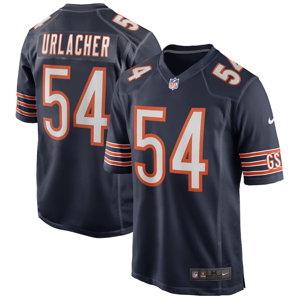 Brian Urlacher Chicago Bears Game Retired Player Jersey - Navy