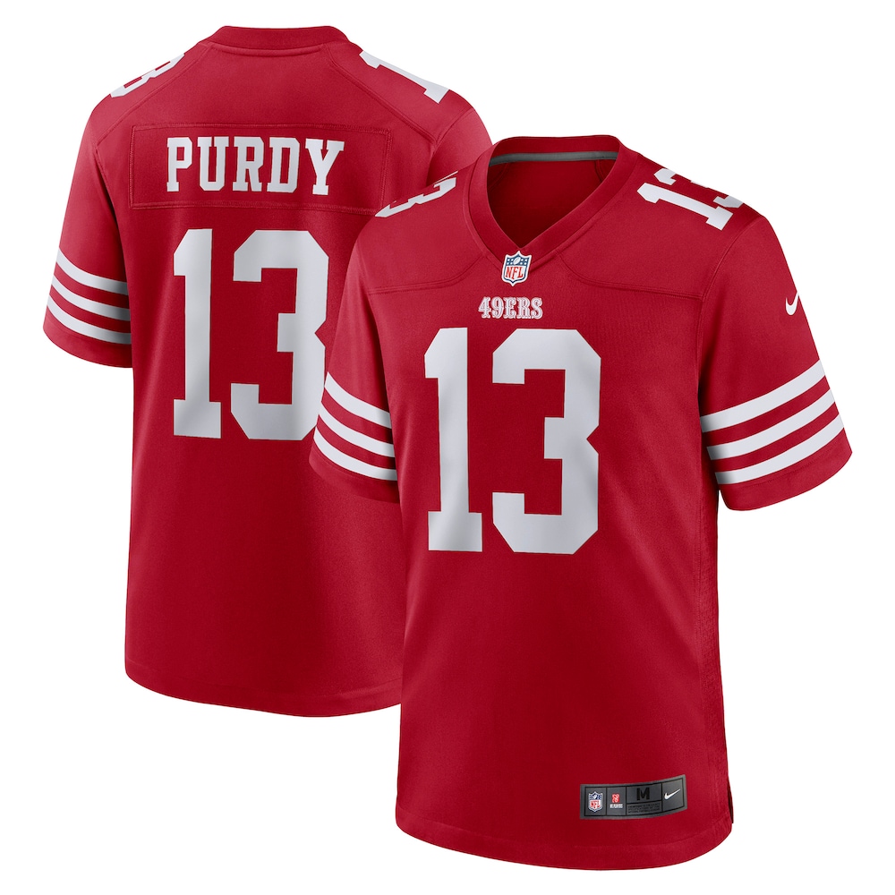 Brock Purdy San Francisco 49ers Game Player Jersey - Scarlet