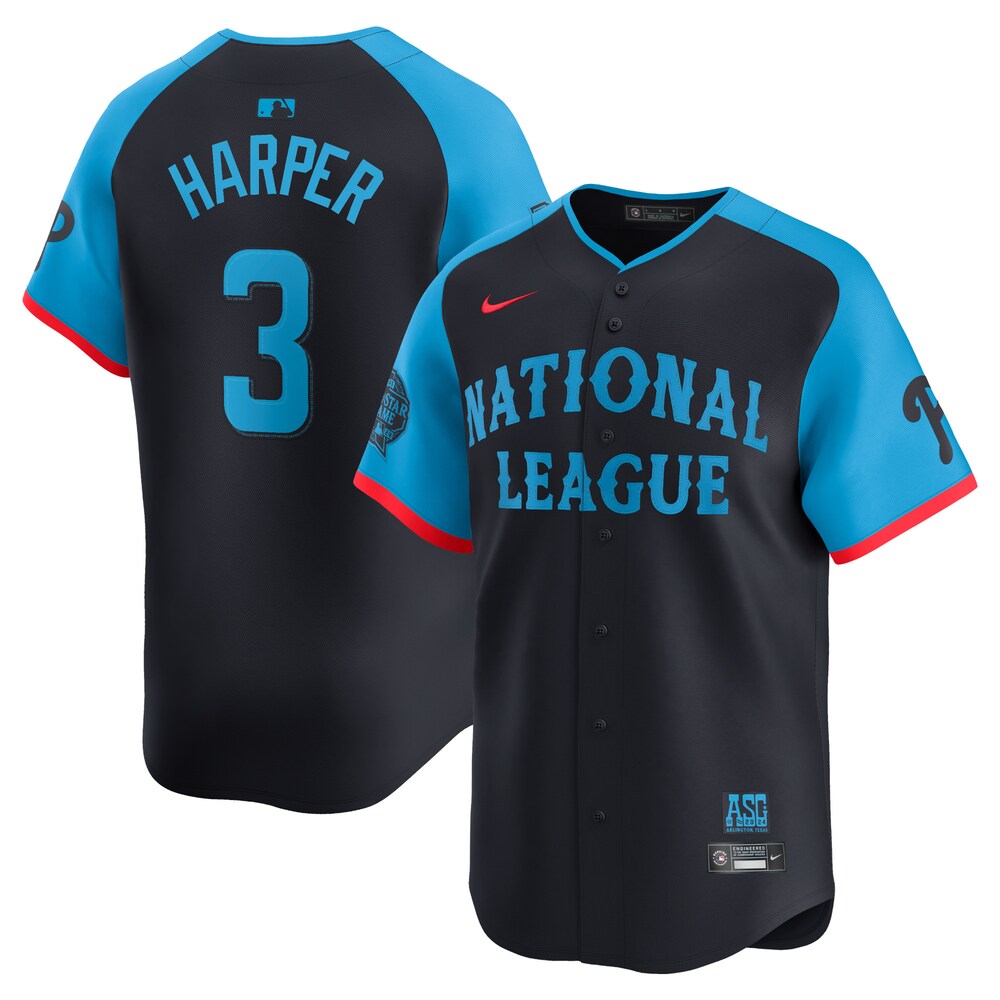 Bryce Harper National League 2024 MLB All-Star Game Limited Player Jersey - Navy