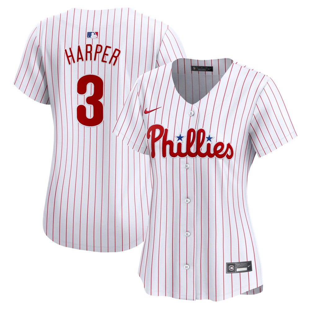 Bryce Harper Philadelphia Phillies Nike Women's Home Limited Player Jersey - White