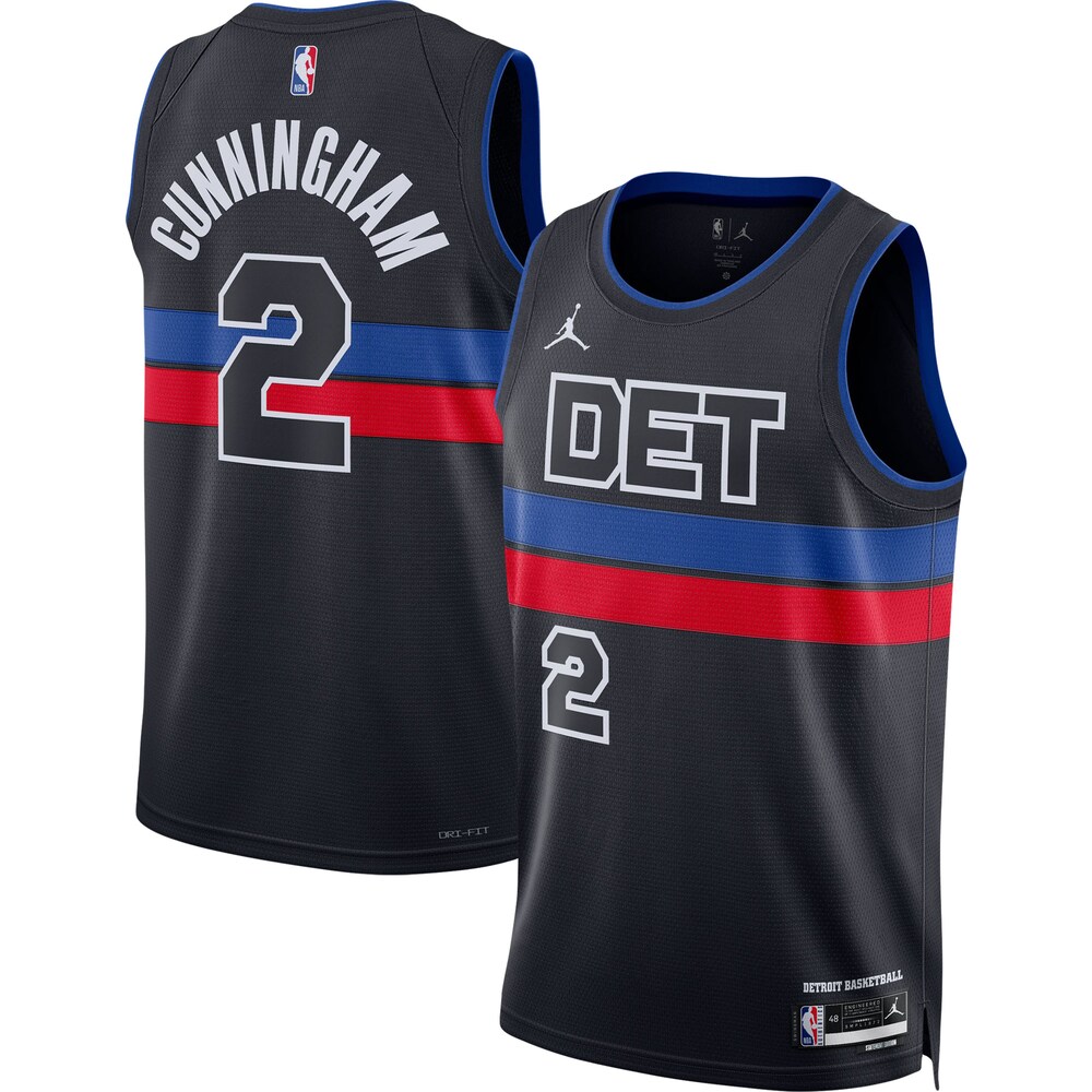 Cade Cunningham Detroit Pistons Jordan Brand Unisex Swingman Jersey | Statement Edition | Black