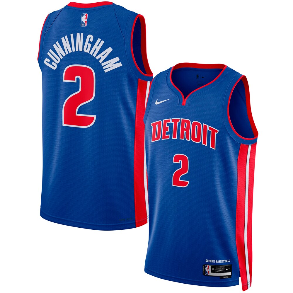 Cade Cunningham Detroit Pistons Unisex Swingman Jersey | Icon Edition | Blue