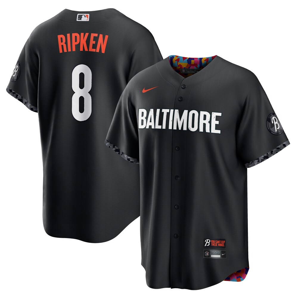 Cal RipkenÂ Baltimore Orioles Nike 2023 City Connect Replica Player Jersey - Black