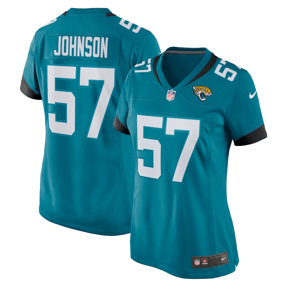 Caleb Johnson Jacksonville Jaguars Nike Women's Game Player Jersey - Teal