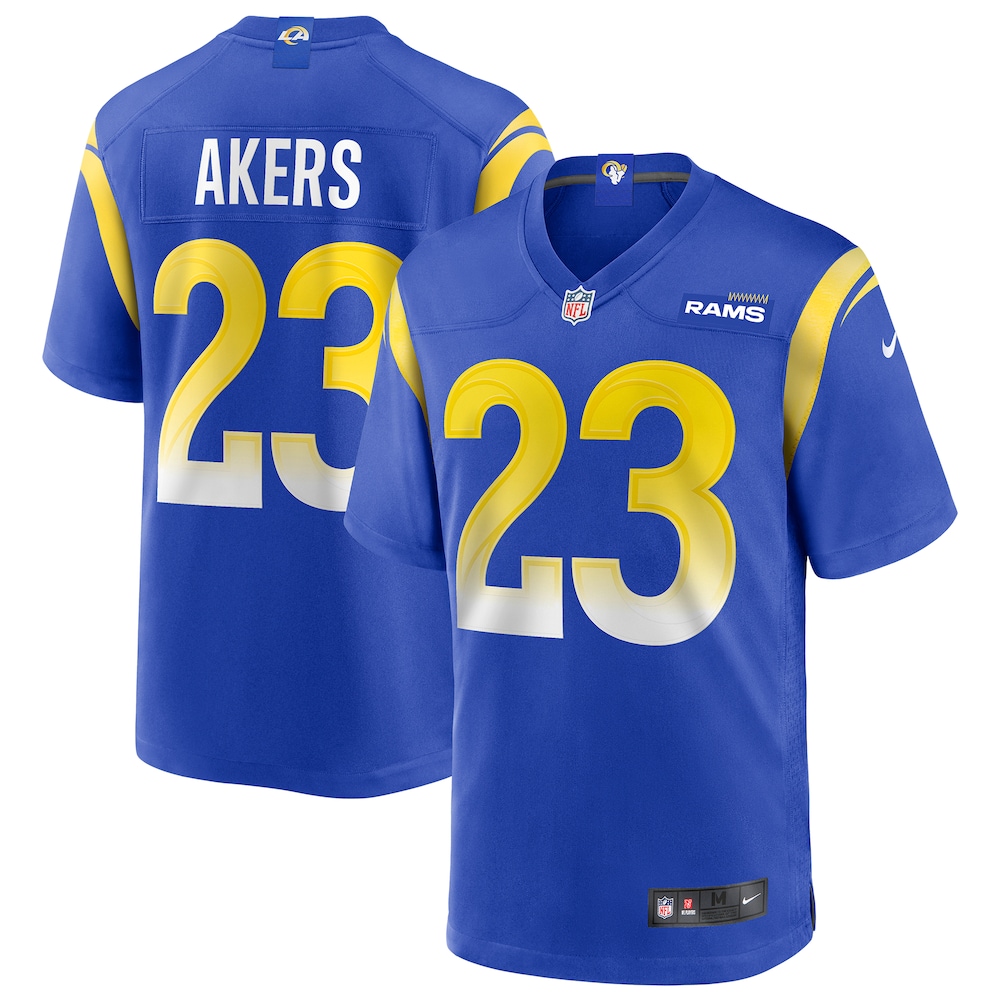 Cam Akers Los Angeles Rams Game Player Jersey | Royal