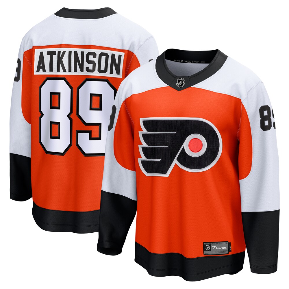 Cam Atkinson Philadelphia Flyers Fanatics Branded Home Breakaway Jersey - Orange