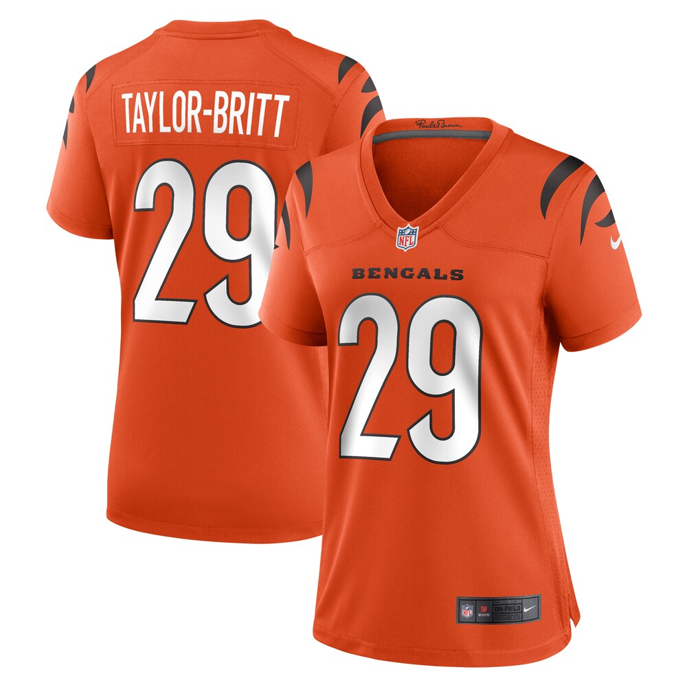 Cam Taylor-Britt Cincinnati Bengals Nike Women's Alternate Game Jersey -  Orange