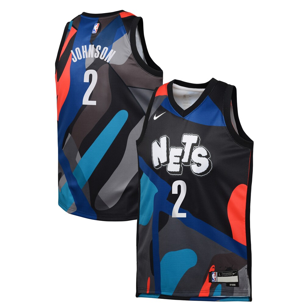 Cameron Johnson Brooklyn Nets Nike Youth 2023/24 Swingman Replica Jersey - City Edition - Black