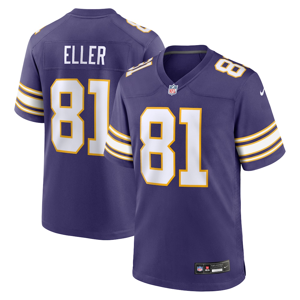 Carl Eller Minnesota Vikings Classic Retired Player Jersey | Purple