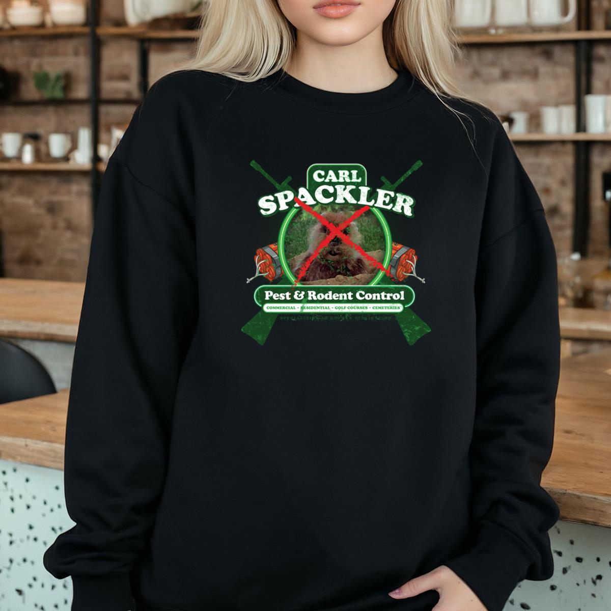 Carl Spackler Gopher Pest Control Dynamite Funny Graphic Tee