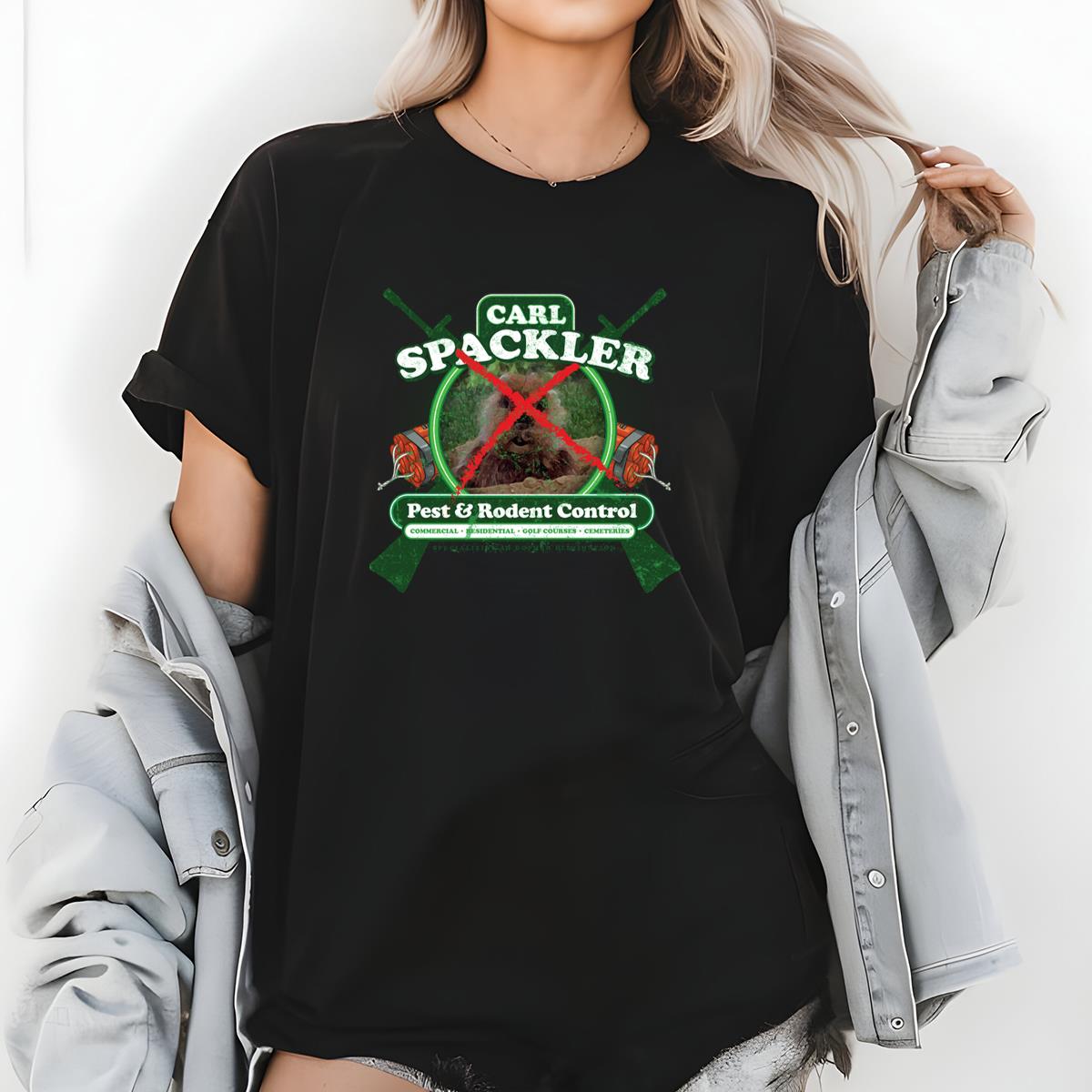Carl Spackler Gopher Pest Control Dynamite Funny Graphic Tee