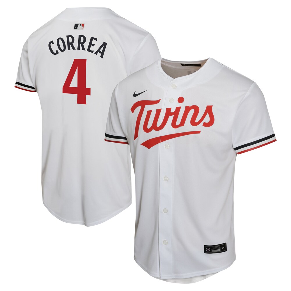 Carlos Correa Minnesota Twins Youth Home Game Player Jersey | White