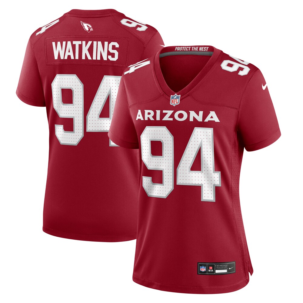 Carlos Watkins Arizona Cardinals Nike Women's Game Player Jersey - Cardinal