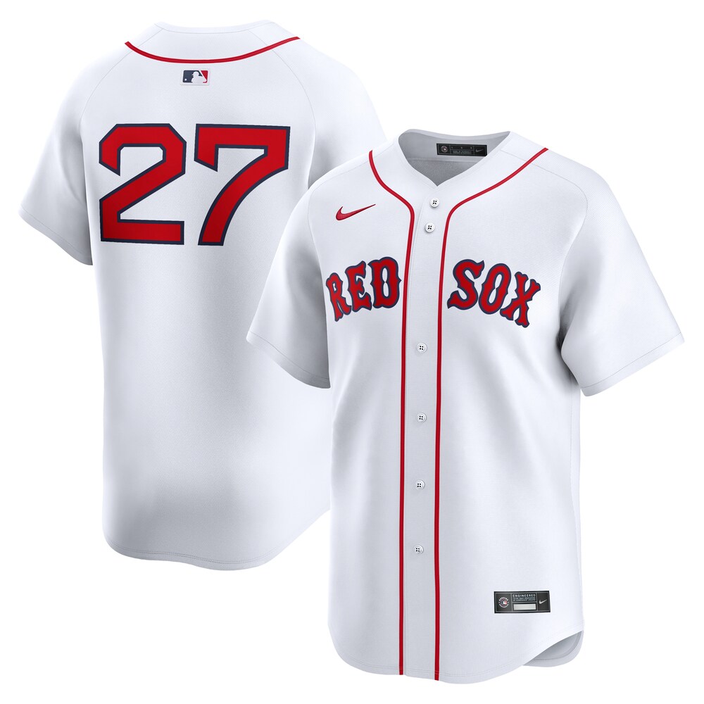 Carlton Fisk Boston Red Sox Home Limited Player Jersey | White