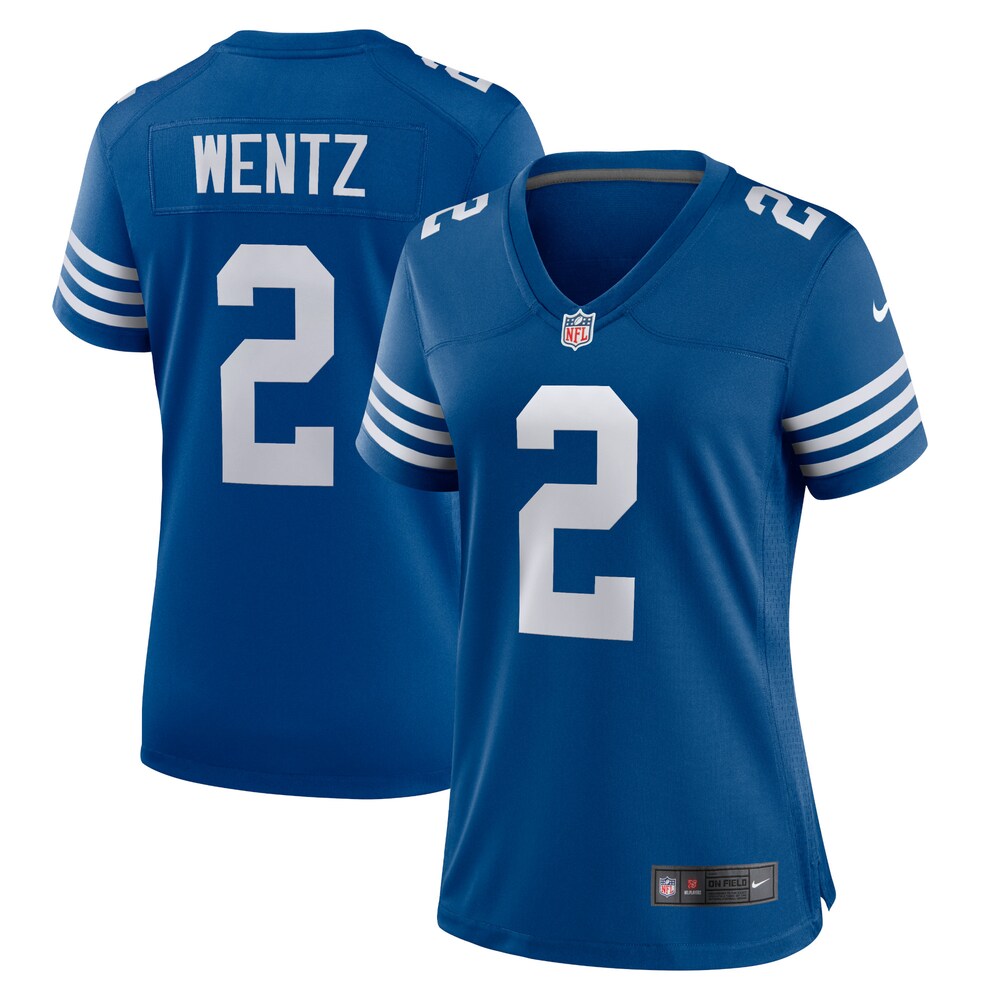 Carson Wentz Indianapolis Colts Women's Alternate Game Jersey | Royal