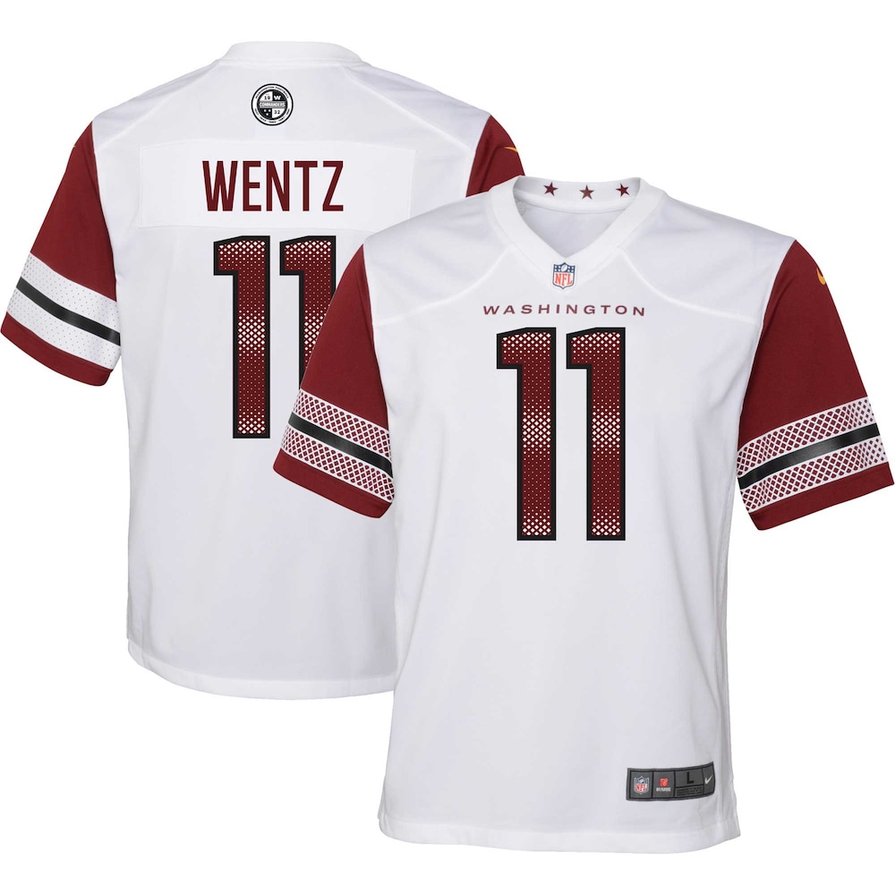 Carson Wentz Washington Commanders Youth Game Jersey | White