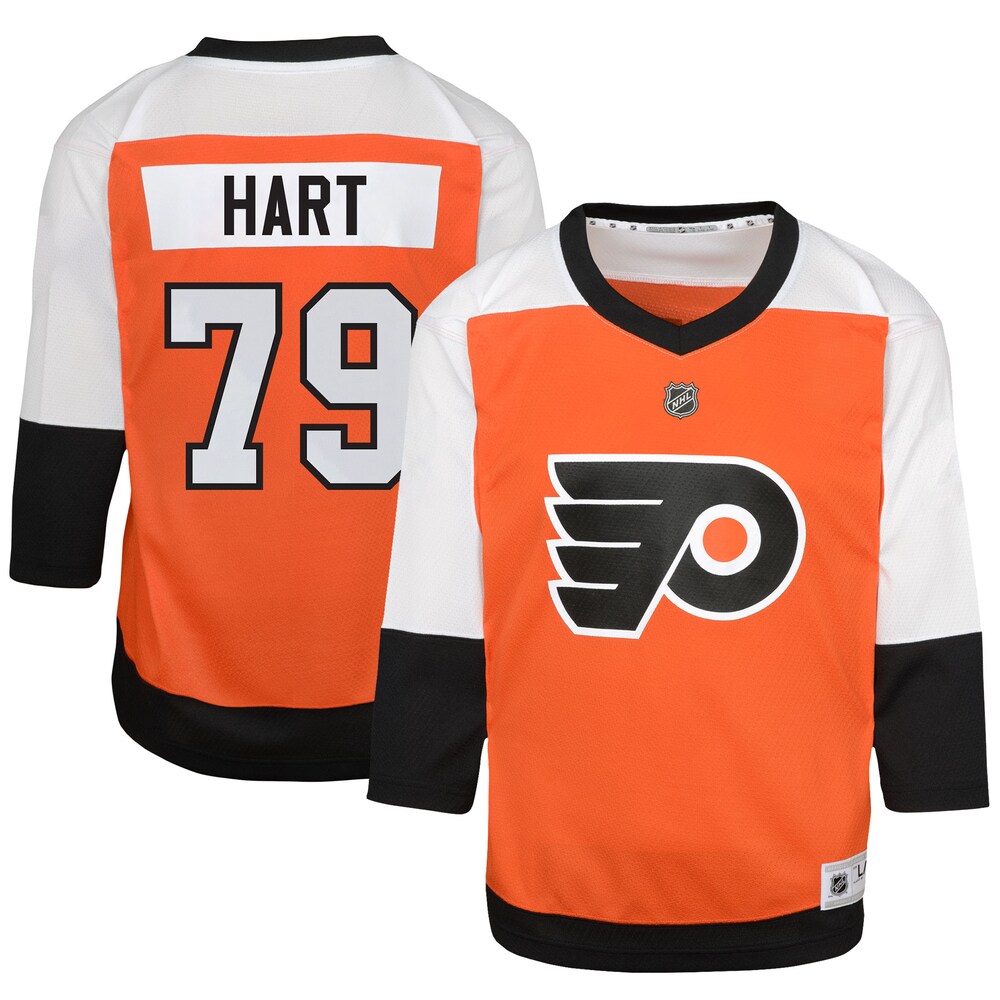 Carter Hart Philadelphia Flyers Preschool Home Replica Player Jersey - Burnt Orange