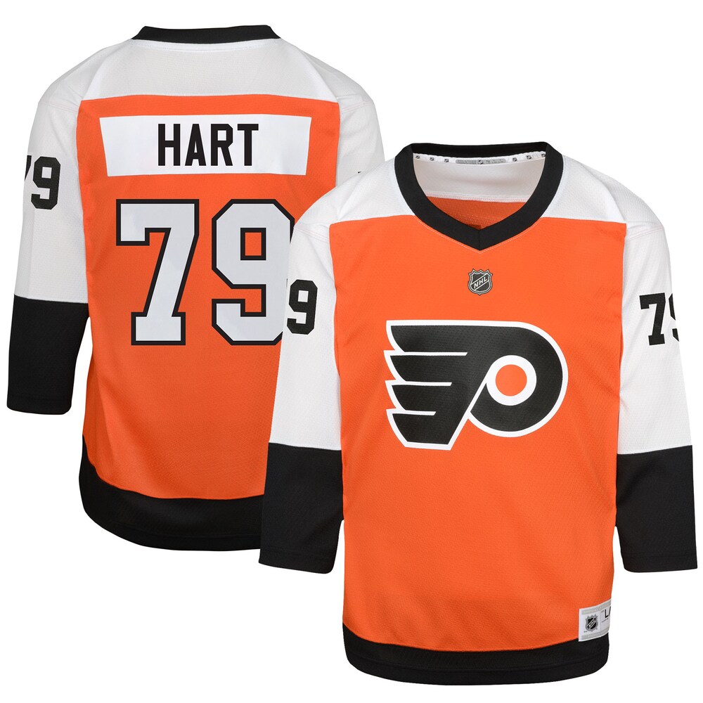 Carter Hart Philadelphia Flyers Youth Home Replica Player Jersey | Burnt Orange