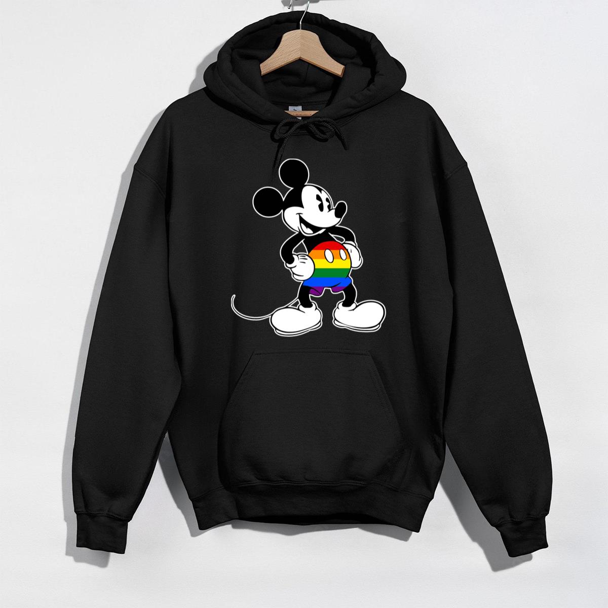 Cartoon Mouse LGBT Pride Rainbow Graphic Tee