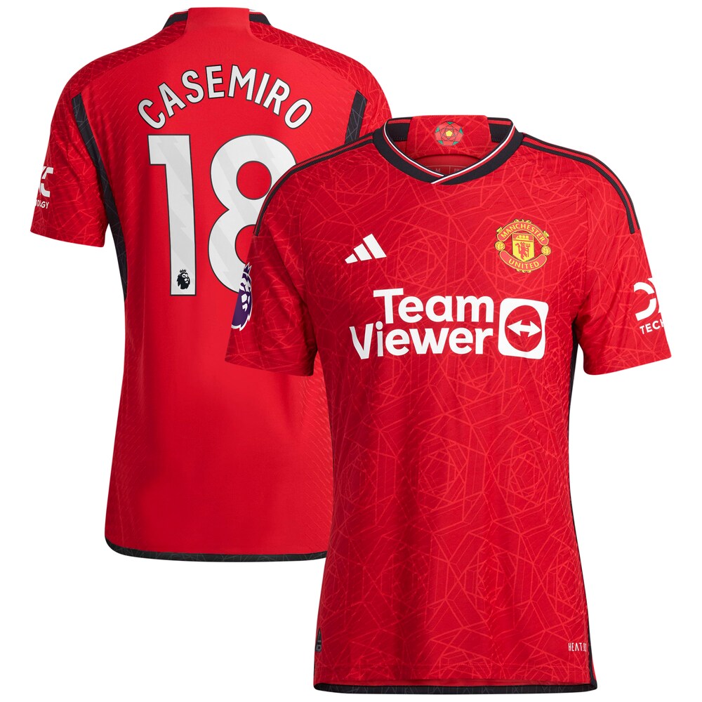 Casemiro Manchester United 2023/24 Home Player Jersey - Red