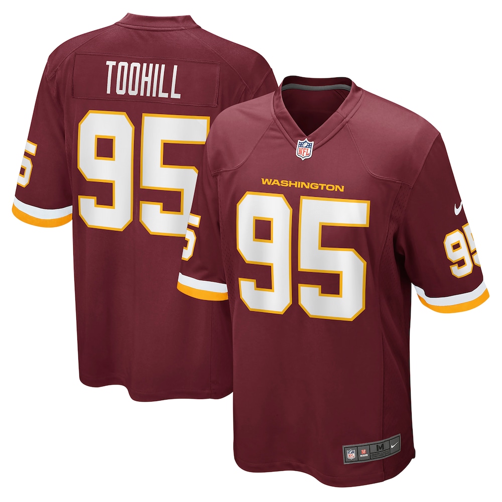 Casey Toohill Washington Football Team Game Jersey | Burgundy