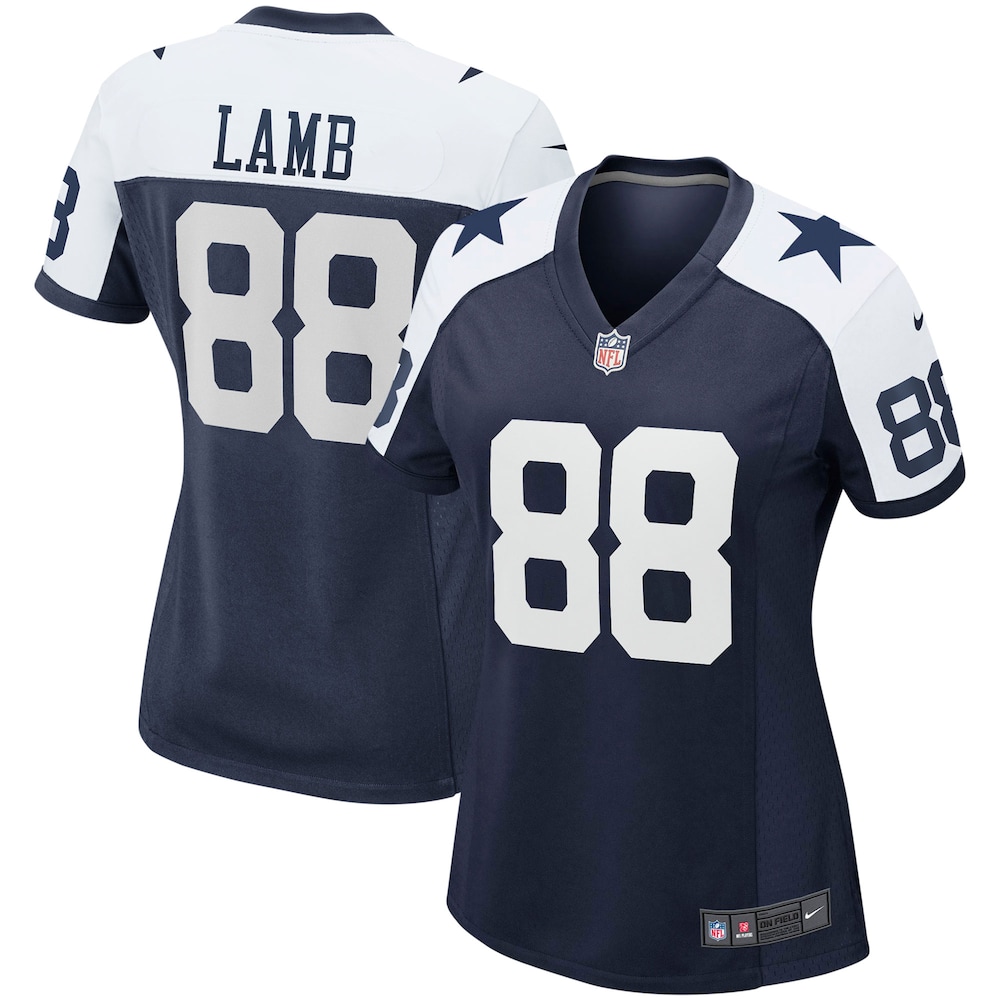 CeeDee Lamb Dallas Cowboys Women's Alternate Game Team Jersey - Navy