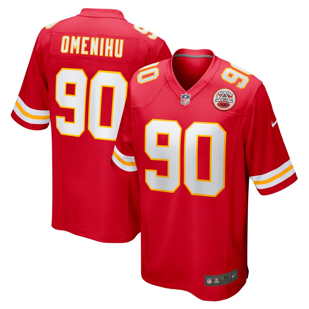 Charles Omenihu Kansas City Chiefs Nike Game Player Jersey - Red