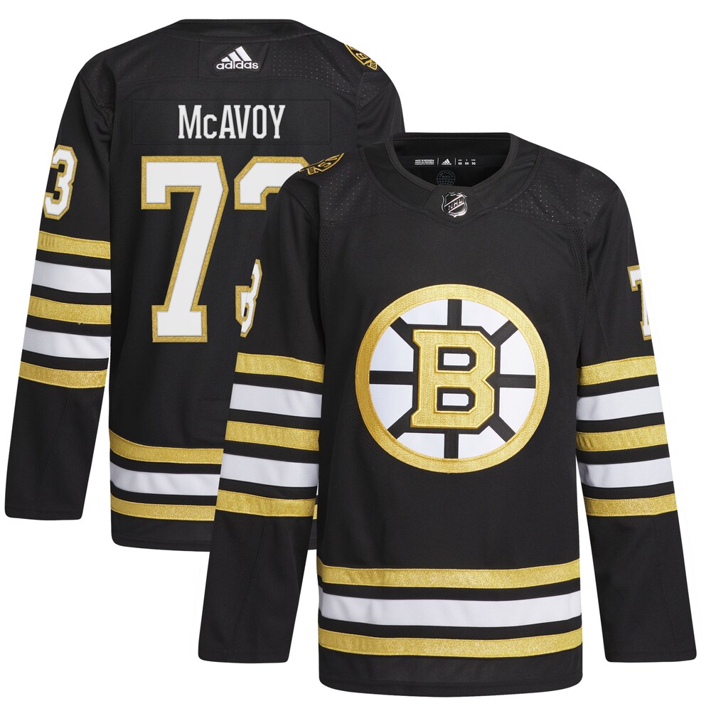 Charlie McAvoy Boston Bruins adidas  Primegreen Authentic Pro Player Jersey - Black