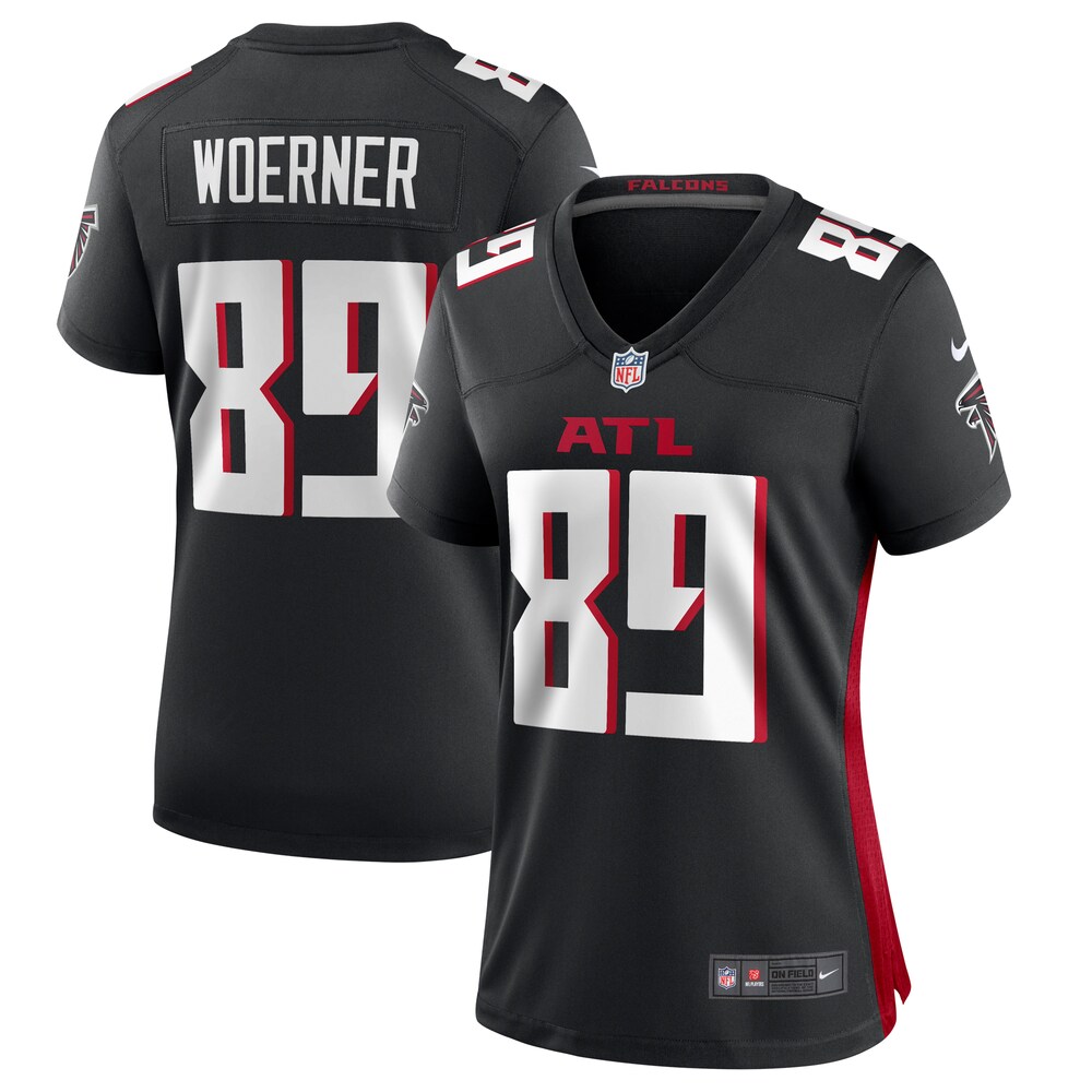 Charlie Woerner Atlanta Falcons Women's  Game Jersey -  Black