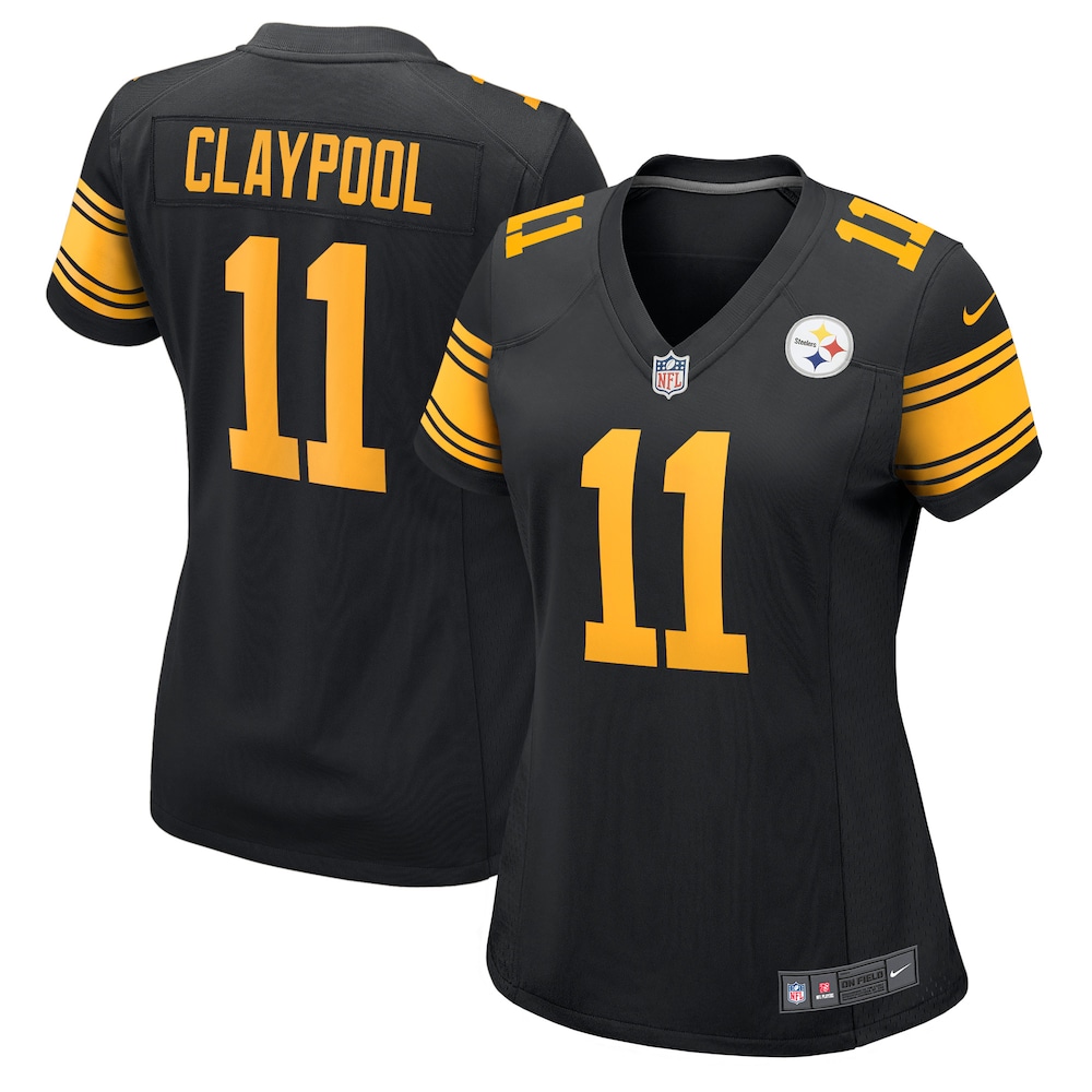 Chase Claypool Pittsburgh Steelers Women's Alternate Game Jersey - Black