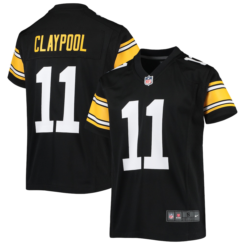 Chase Claypool Pittsburgh Steelers Youth Alternate Game Jersey | Black