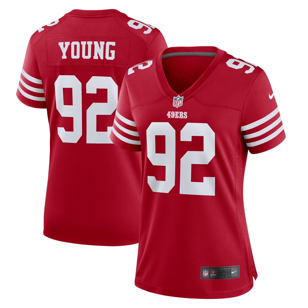Chase Young San Francisco 49ers Nike Women's Game Jersey - Scarlet