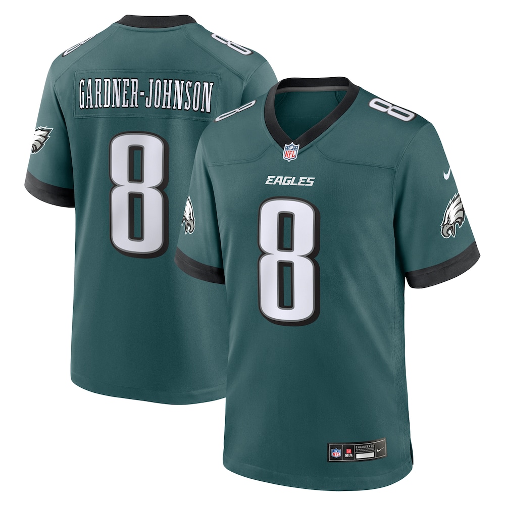 Chauncey Gardner-Johnson Philadelphia Eagles  Game Jersey - Midnight Green