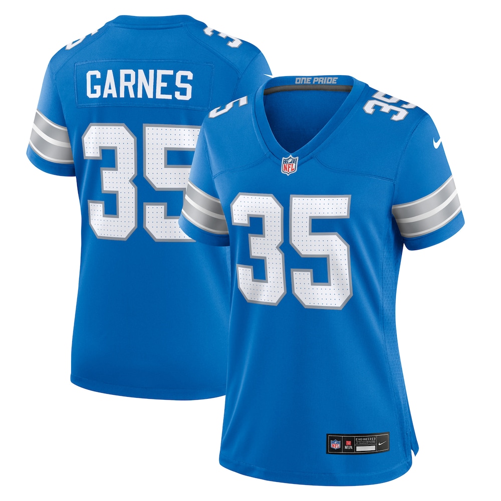 Chelen Garnes Detroit Lions Women's Game Jersey -  Blue