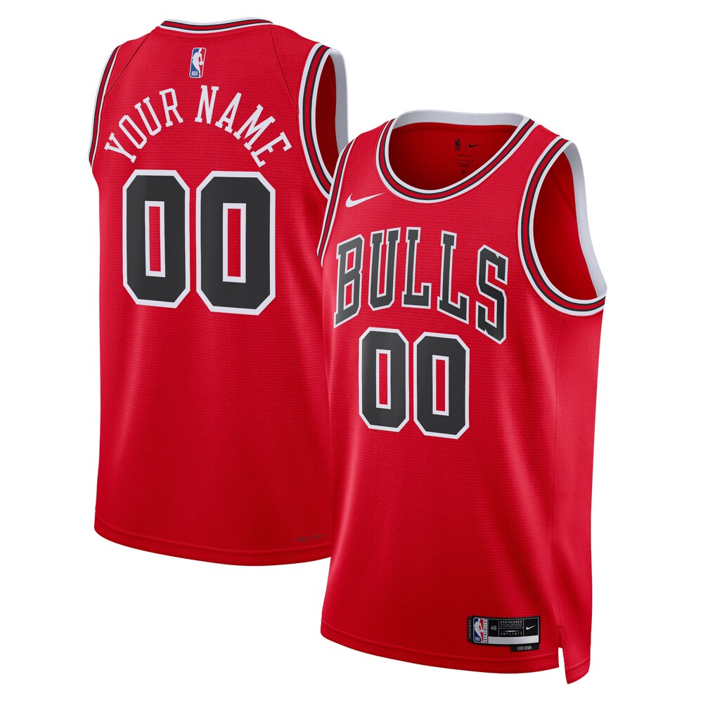 Chicago Bulls Unisex Swingman Custom Jersey Red | Icon Edition