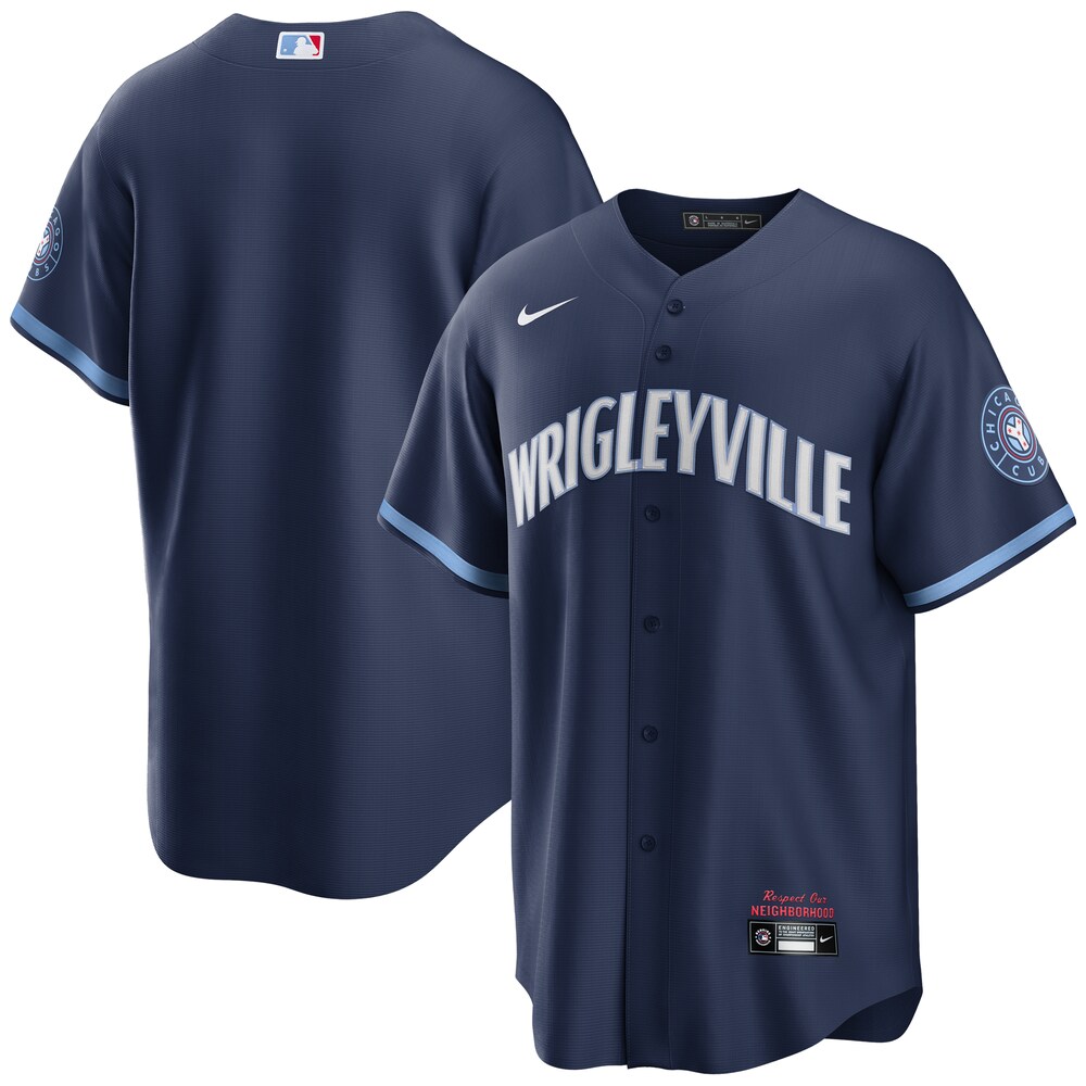 Chicago Cubs City Connect Replica Jersey | Navy