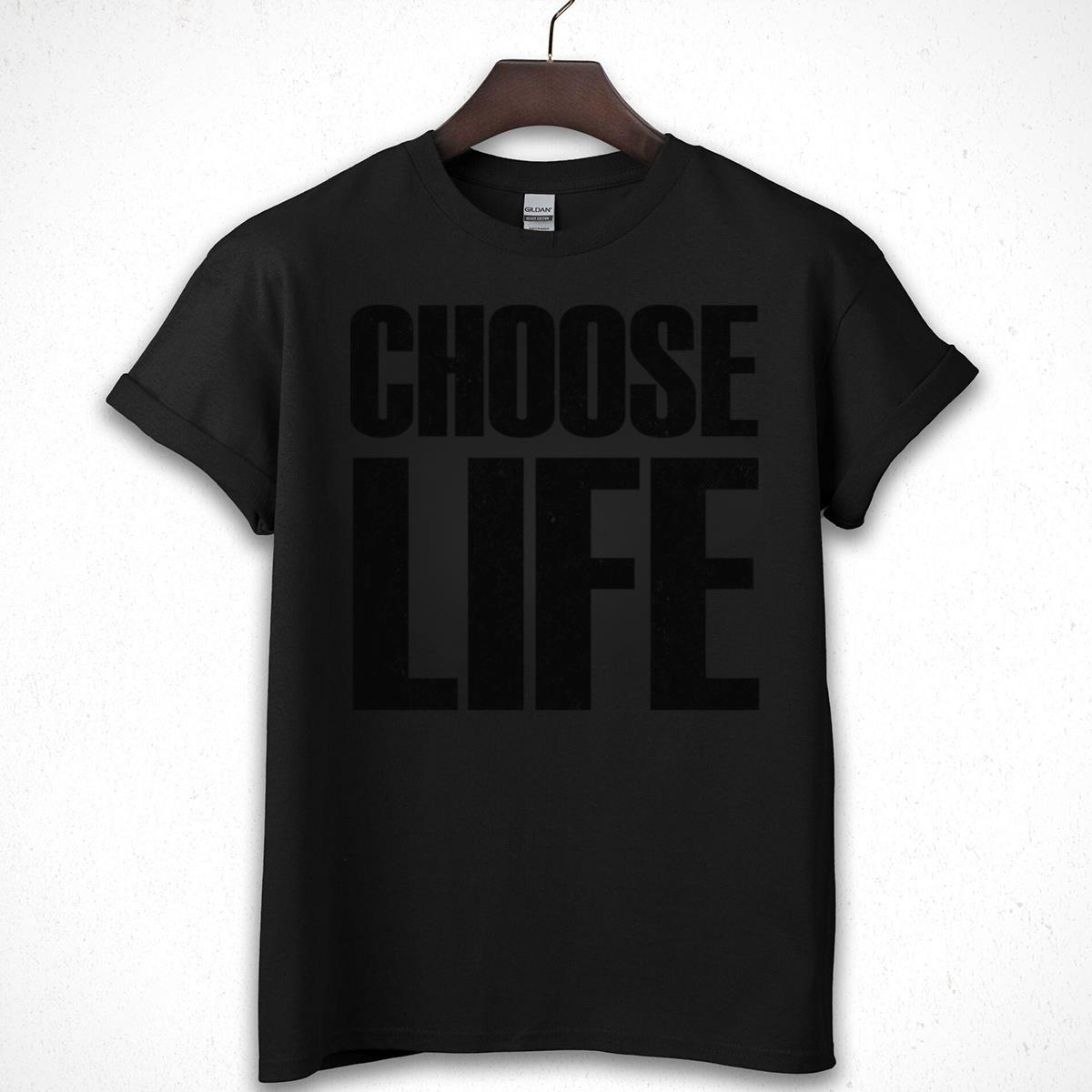 Choose Life Motivational Positive Message Graphic T-Shirt